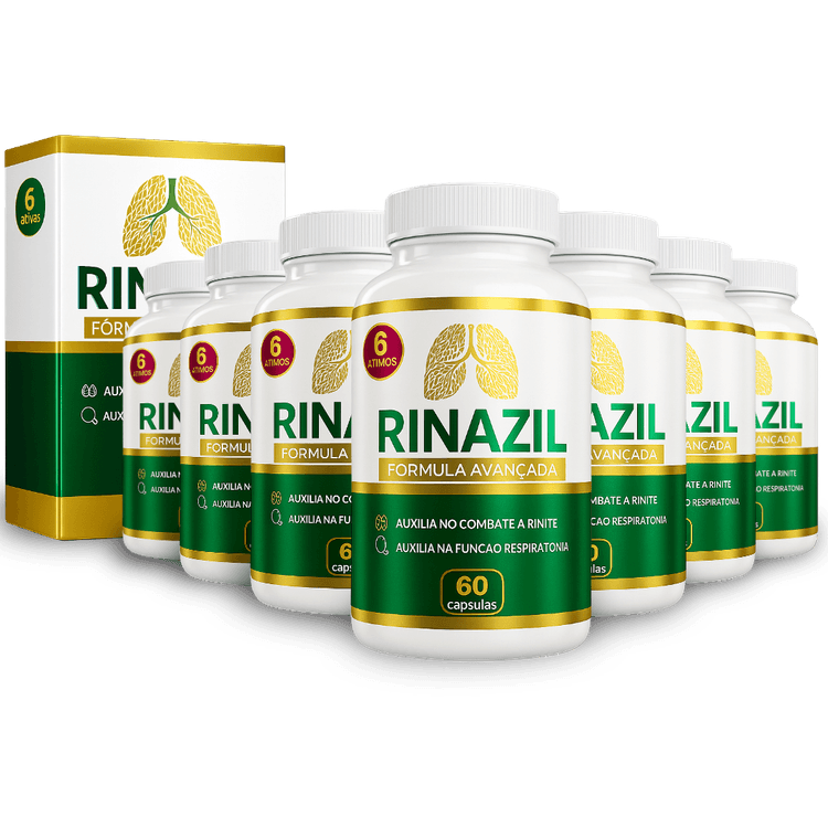 TRATAMENTO COMPLETO - Leve 12 frascos de RINAZIL