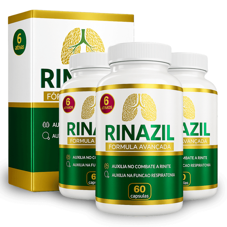 TRATAMENTO INICIAL - Leve 3 frascos de RINAZIL