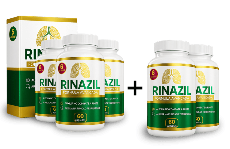 TRATAMENTO RECOMENDADO - Leve 5 frascos de RINAZIL